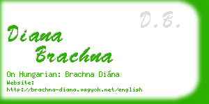 diana brachna business card